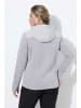 Ulla Popken Sweatjacke in lichtgrau