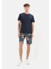 Camel Active Cargo Shorts Regular Fit in Blau-Rot