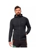 Jack Wolfskin Baiselberg Hooded FZ Fleece in Schwarz