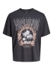 JACK & JONES Junior T-Shirt Kurzarm Jorcollage Bio Baumwolle in phantom
