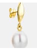 Diamant L'éternel Ohrhänger aus 375 Gelbgold mit Perle