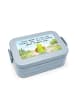 Mr. & Mrs. Panda Snackbox Schildkröte  Pommes Design mit Spruch in Blau Pastell