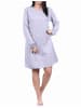 NORMANN Wend Nachthemd langarm - 70874 in grau