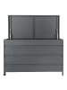 ebuy24 Kissenbox Cassis Grau 160 x 82 cm