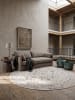 KADIMA DESIGN Rundteppich Orientalisch pflegeleicht Wohnzimmer Schlafzimmer Flur in Creme