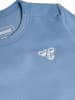 Hummel Kinder Langarmbody "Mini Solid Body Longsleeve Bee" in Blau