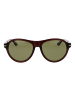 Serengeti Männer Sonnenbrille Rund Braun
