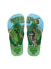 Havaianas Minecraft-Flip-Flops für Kinder Grün
