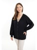 Usha Damen Strickcardigan in Schwarz