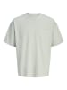 JACK & JONES Junior T-Shirt Jcoeterna Basic mit Rückenprint in aqua gray
