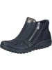 rieker Freizeit Stiefel in schwarz/black-flower/antik