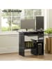 HOMCOM Computertisch-L80 x B45 x H75 cm-Schwarz