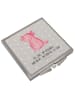 Mr. & Mrs. Panda Schminkspiegel Axolotl Niedlich mit Spruch in Grau Pastell
