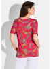 GOLDNER Shirt Shirt in rot / gelb / hellblau / gemustert