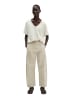 Marc O'Polo Kurzarm-Pullover loose in White Cotton