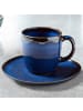 like. by Villeroy & Boch 6er Set Kaffeetassen mit Untertassen Lave in – 190 ml in Bleu