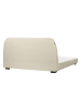 Beliani Doppelbett ROISEL in Beige/Schwarz - (W) 181 x (H) 101 x (L) 226 cm