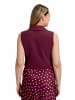 Vera Mont Sommerweste mit Kragen in Deep Dahlia