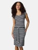 ragwear Sommerkleid Tagg Stripes in Black