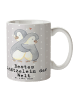 Mr. & Mrs. Panda Kaffeetasse Pinguin Bestes Schätzelein der Welt... in Grau Pastell
