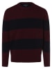 Andrew James Pullover in bordeaux marine