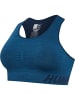 Hummel Hummel Bra Hmlte Training Damen Atmungsaktiv Feuchtigkeitsabsorbierenden Nahtlosen in INSIGNIA BLUE MELANGE