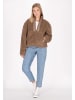 Schmuddelwedda Damen Blouson in Dunkelbraun