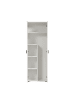 ebuy24 Kleiderschrank Basics Weiß 60 x 35 cm