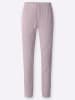 Sieh an! Jersey-Hose in malve-ecru-meliert