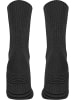 normani 4 Trekkingwandersocken mit Polstersohle und Komfortbund in Anthrazit
