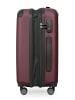 Hauptstadtkoffer Spree - Koffer Flugzeug Trolley Handgepäck Hartschale TSA 42L in Dunkelrot