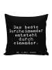 Mr. & Mrs. Panda Kissen Das beste Durcheinander entsteht... mit ... in Schwarz