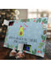 Mr. & Mrs. Panda Advents-Teekalender Avocado Party mit Spruch in Eisblau