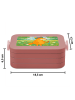 Mr. & Mrs. Panda Brotdose Fuchs Blumen Design ohne Spruch in Rot Pastell