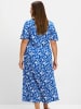 sheego Sommerkleid in kobalt-bedruckt