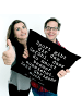 Mr. & Mrs. Panda 40x40 Kissen Sport gibt dir das... mit Spruch in Schwarz
