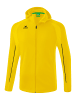 erima Liga Star Trainingsjacke mit Kapuze in gelb/schwarz