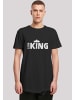 F4NT4STIC Long Cut T-Shirt Disney König der Löwen Movie Crown in schwarz