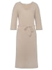 LASCANA Sweatkleid in sand-melange