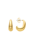 Luxenter Ohrringe Sanky mit 18 Karat Gelbgold-Finish – 22 mm – SANKY
