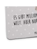 Mr. & Mrs. Panda Souvenir Papa Bär mit Spruch in Grau Pastell