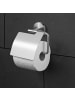 Amare bath Luxus WC-Rollenhalter mit Deckel in Silber