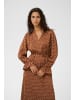 InWear Kleid ZollIW Gerade Passform in Spicy Brown Dot
