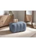 Beliani Bettbank JUNO in Blau/Beige - (W) 69 x (H) 38 x (L) 38 cm