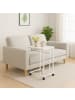 relaxdays Beistelltisch in Weiß - (B)50 x (H)68 x (T)35 cm