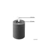 LUMINEO LED Wachskerze 11,2 x 7 cm batteriebetrieben in Grau