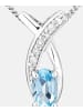 Diamant L'éternel Halskette aus 375 Weißgold mit 0.52 Karat Diamant mit Topas