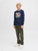 JACK & JONES Junior Relaxed Fit Hosen in Olive Night