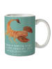 Mr. & Mrs. Panda Kaffeetasse Skorpion Biss mit Spruch in Meeresbrise