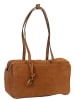 LIEBESKIND BERLIN Handtasche Clarice II Satchel M Hydro Suede in Brown
